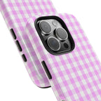 Pink Gingham Phone Case (Apple & Android) - Pink Sweetheart