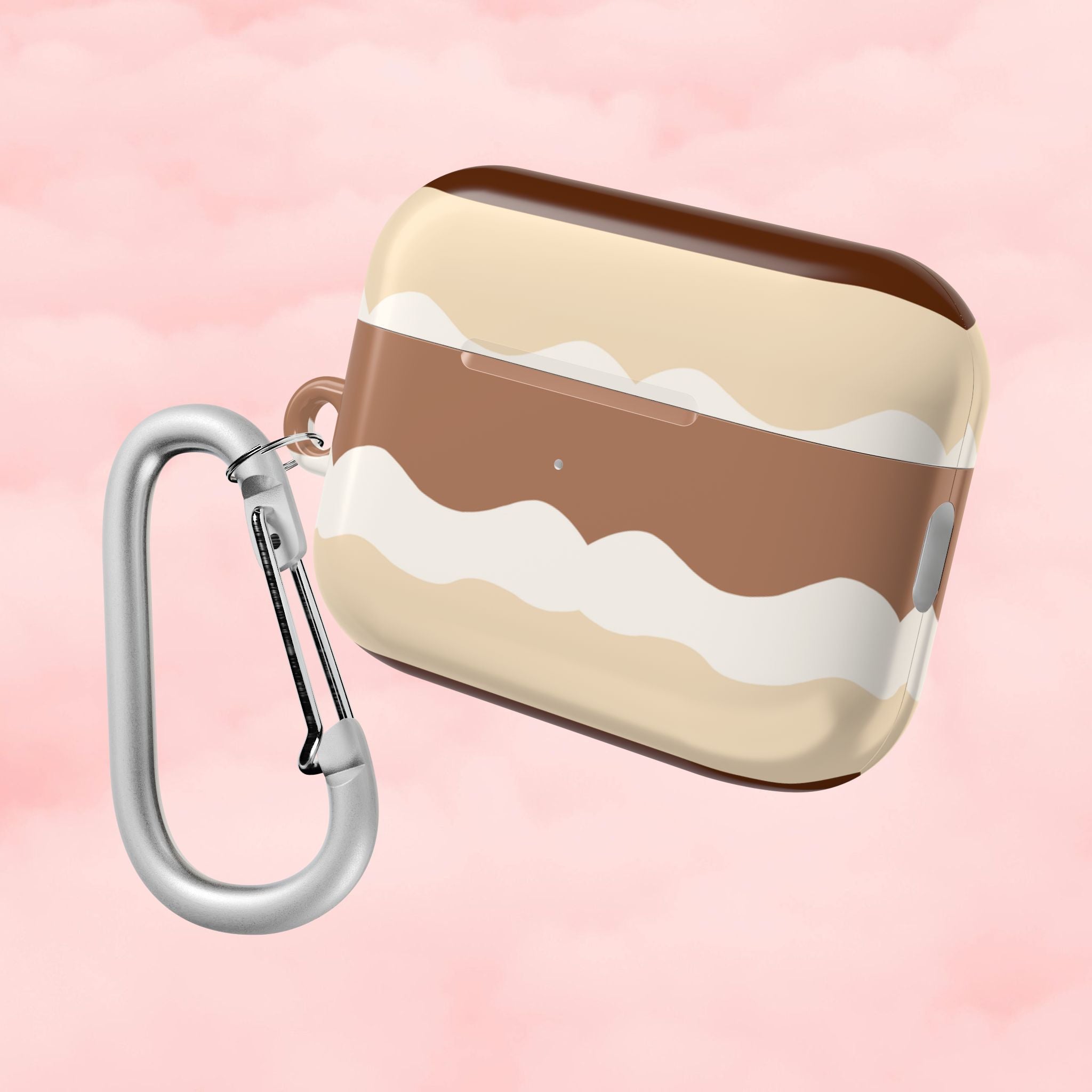 Layered Tiramisu Desert AirPod Case