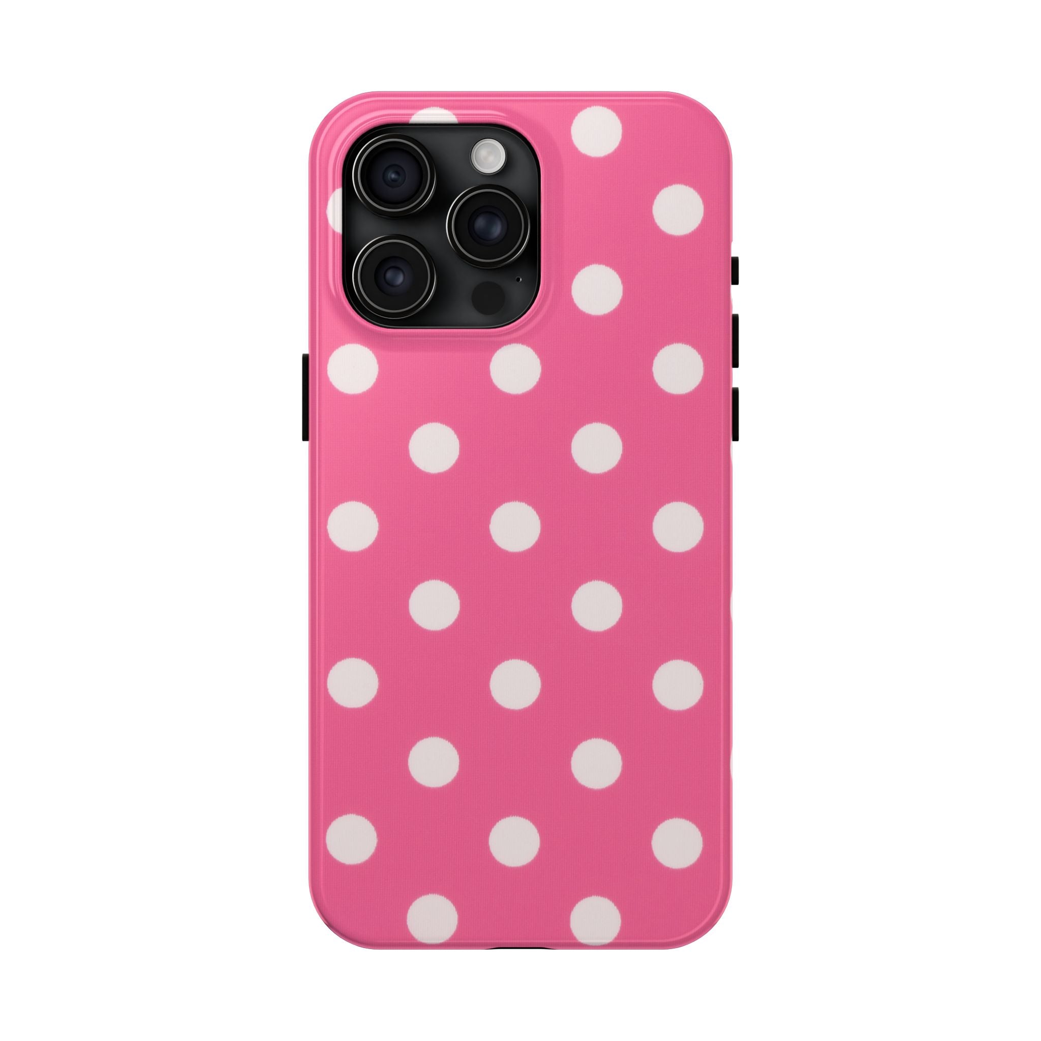 Pink Polka Dot Phone Case (Apple & Android)