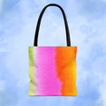 Colorful Watercolor Tote Bag - Pink Sweetheart