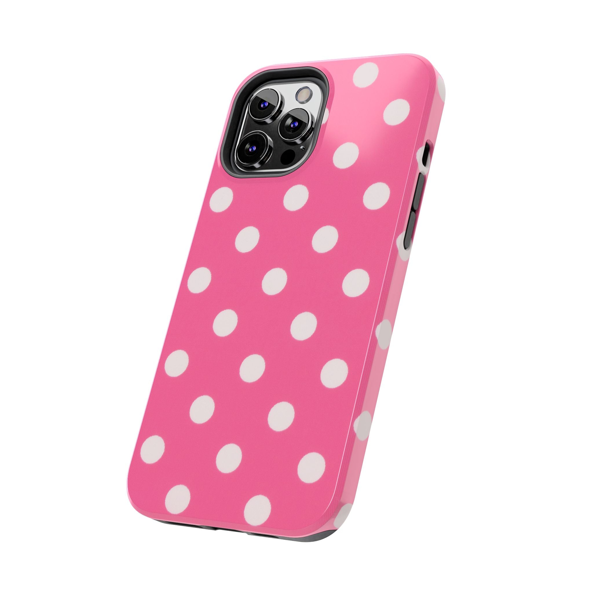 Pink Polka Dot Phone Case (Apple & Android)