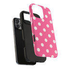 Pink Polka Dot Phone Case (Apple & Android)