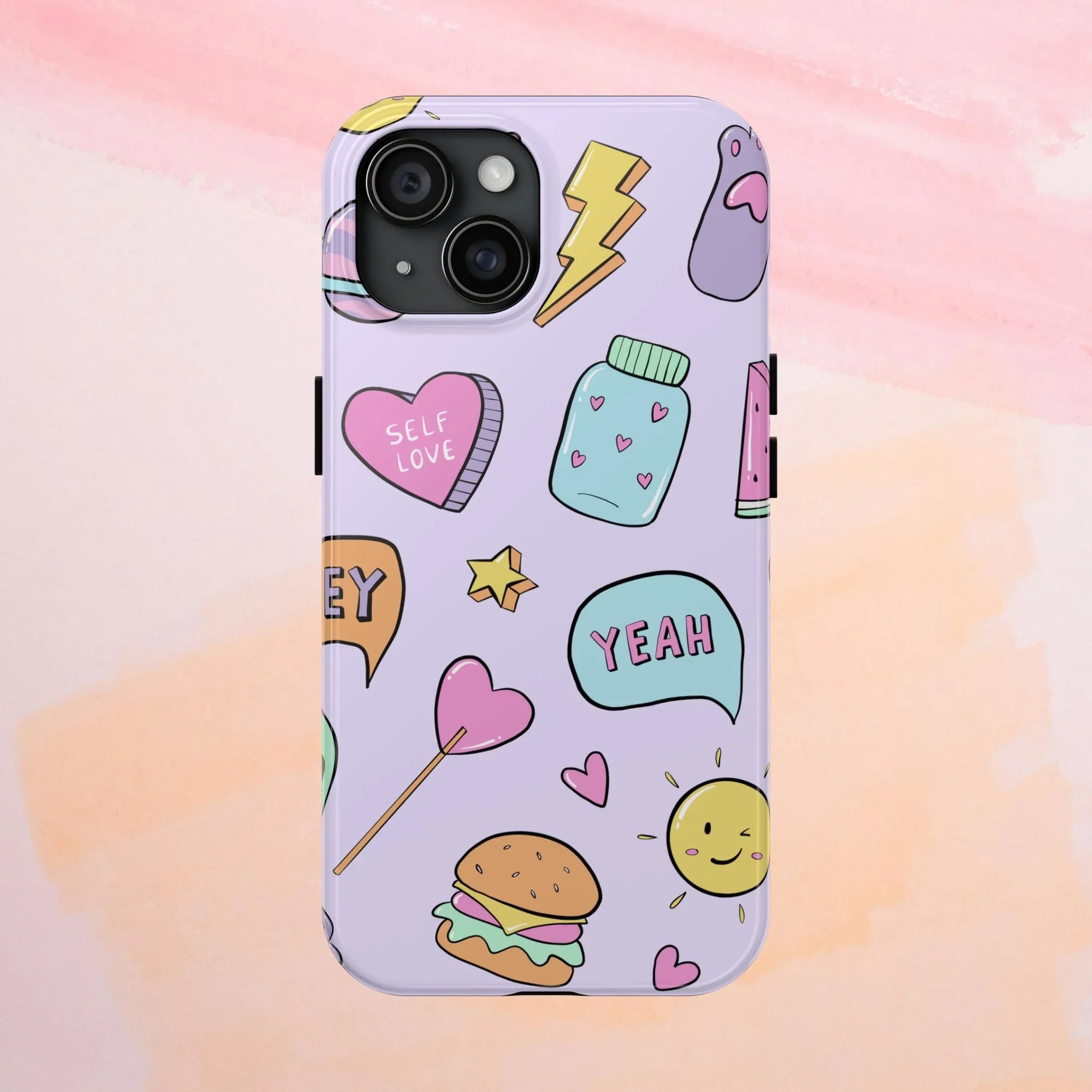 Kawaii Cute Collection Phone Case (Apple & Android) - Pink Sweetheart