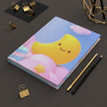 Sleepy Little Moon Hardcover Matte Journal - Pink Sweetheart