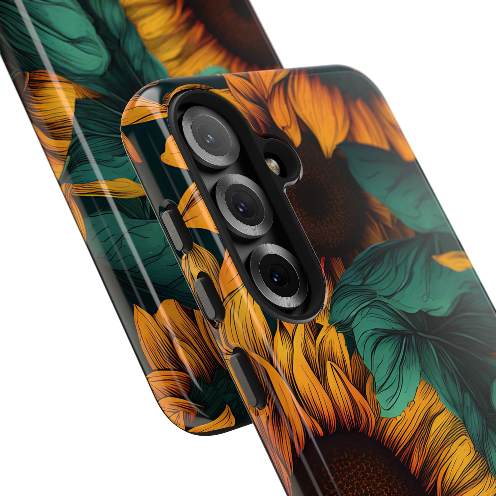 Dark Sunflower Phone Case (Apple & Android)