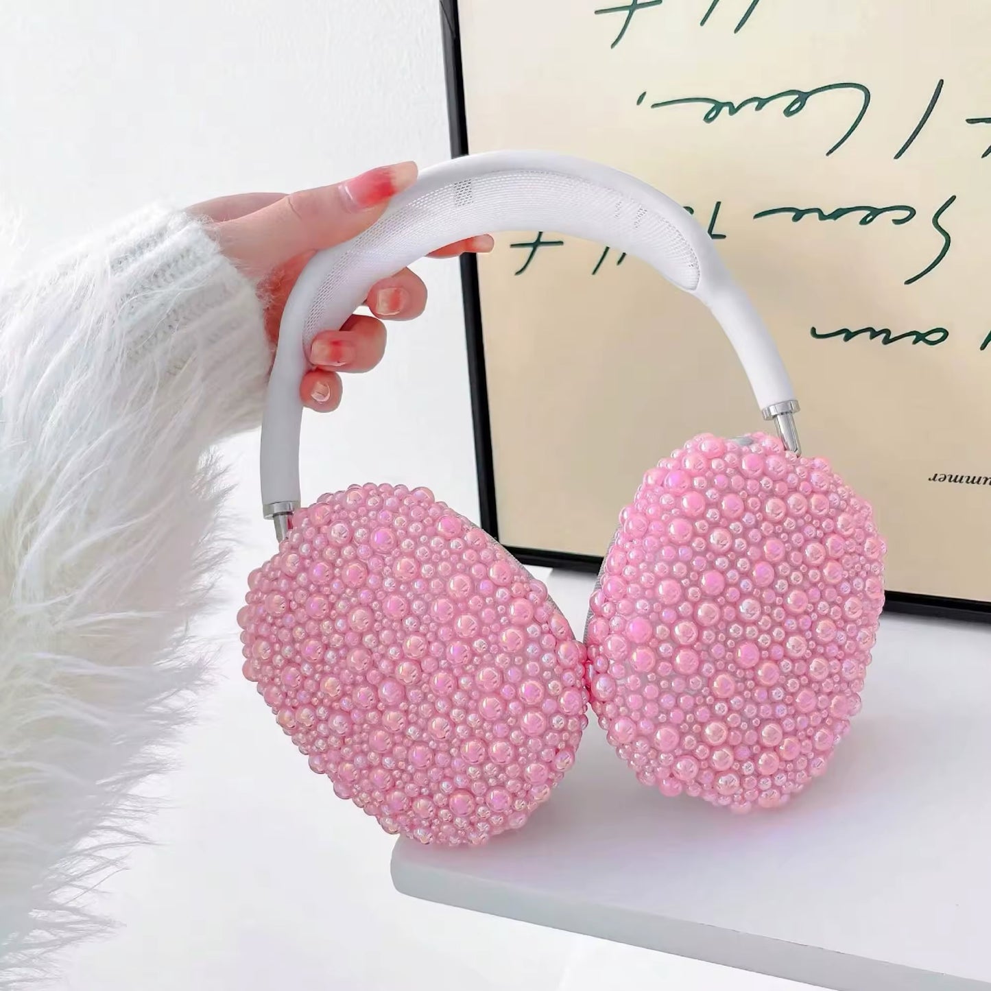 Pink Pearl AirPods Max Headphone Case Covers