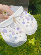 Soft Lilac Clog Charms Set