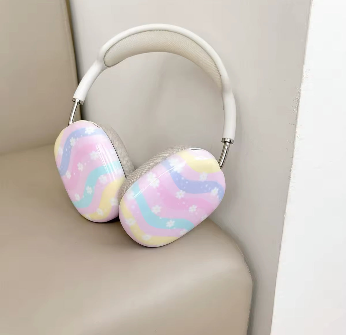 Pastel Waves AirPods Max Headphone Case Covers