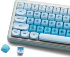 Ocean Blue Jelly Keycaps