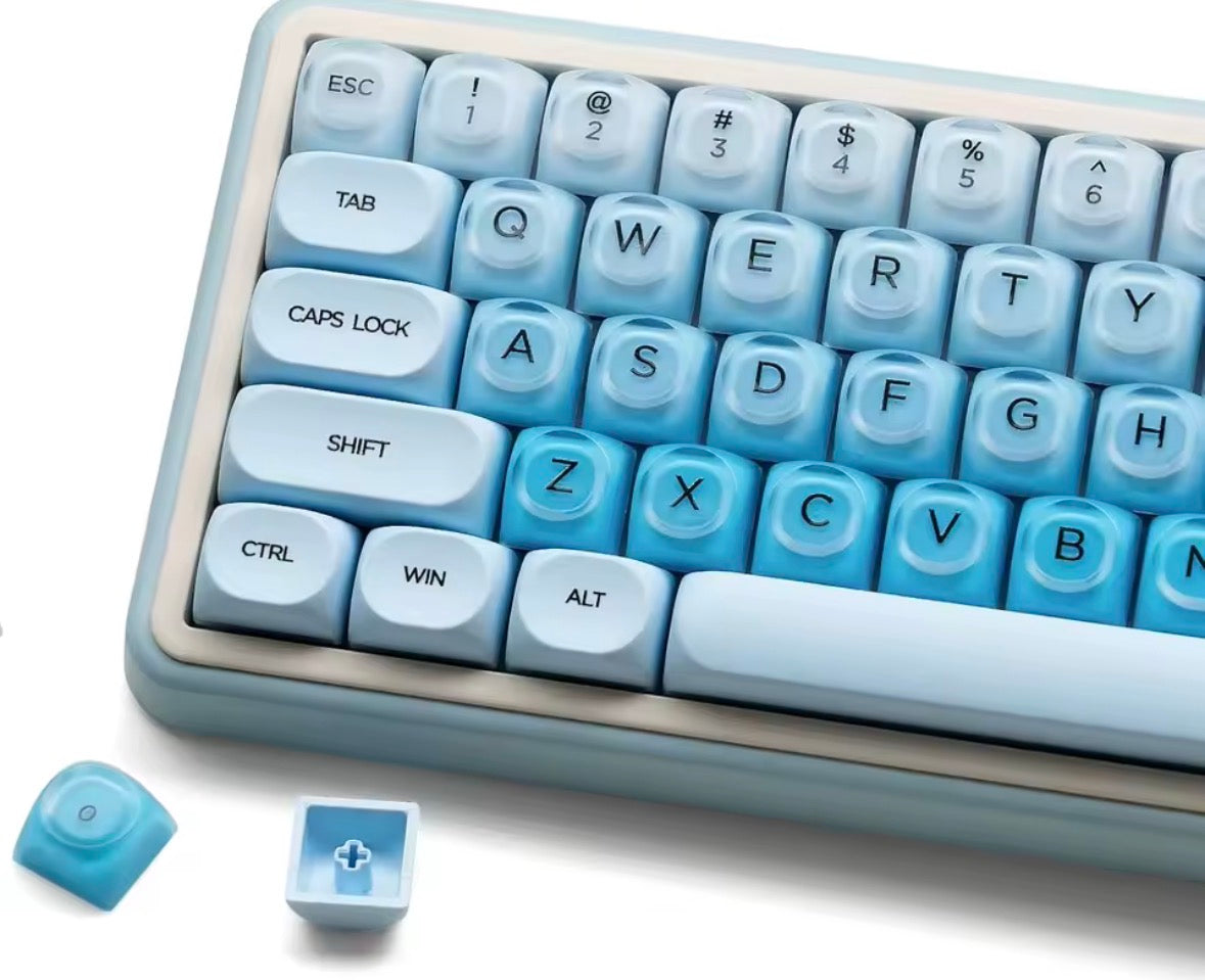 Ocean Blue Jelly Keycaps