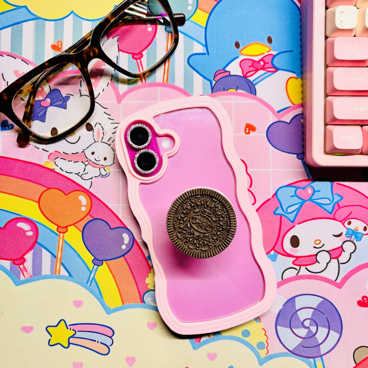 Cocoa Cookie Biscuit Phone Grip