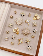 Golden Star Royalty Clog Charms Set - Pink Sweetheart