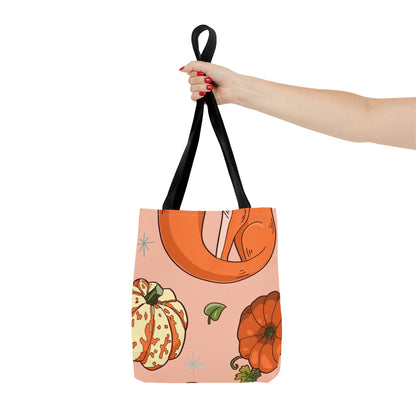 Foxy Pumpkin Patch Tote Bag