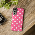 Pink Polka Dot Phone Case (Apple & Android) - Pink Sweetheart