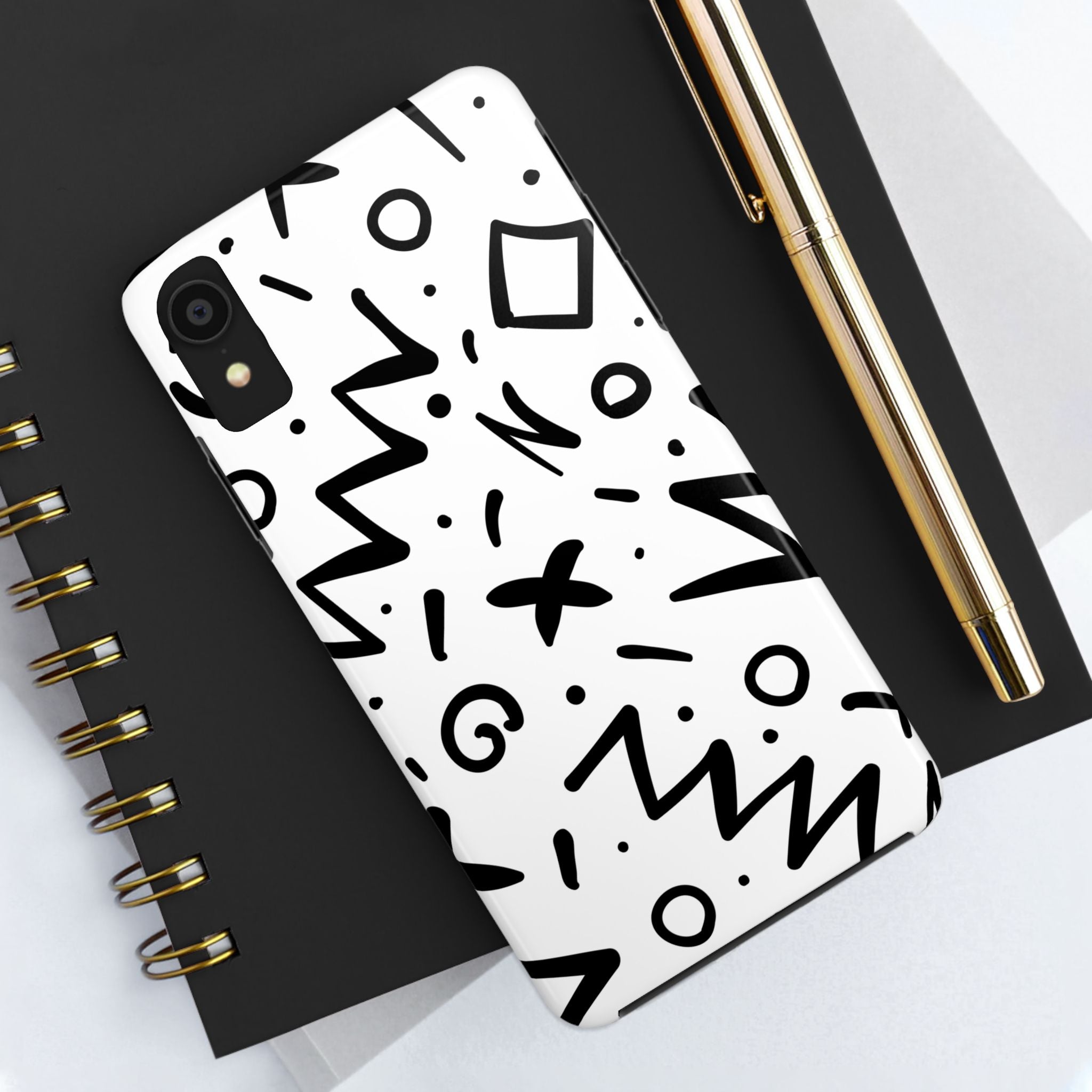 Abstract Memphis Pattern Phone Case (Apple & Android)