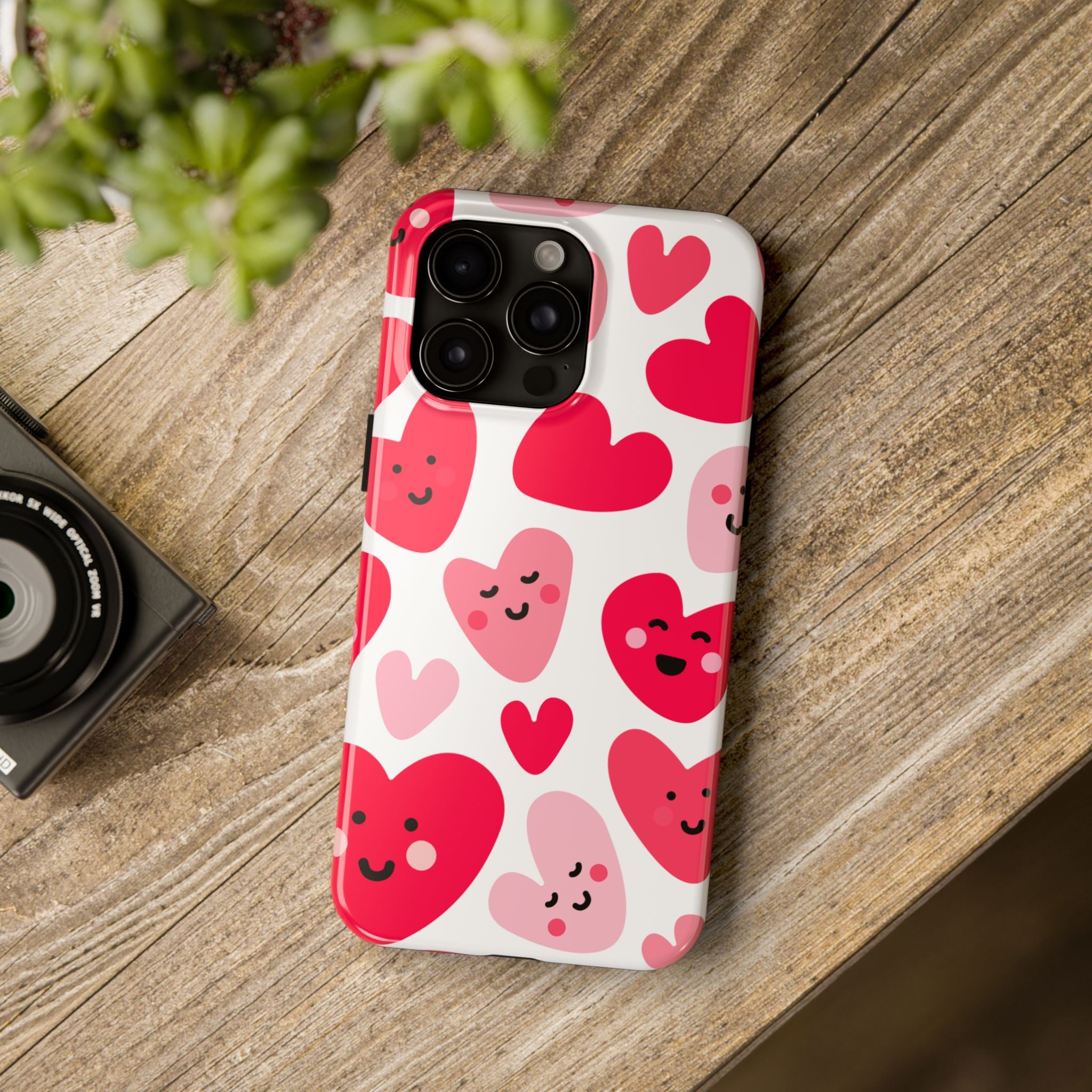 Happy Hearts Phone Case (Apple & Android)