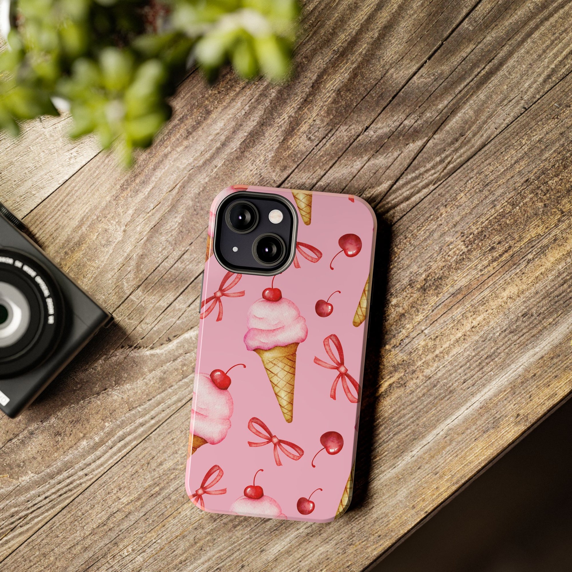 Cherry on Top Ice Cream Phone Case (Apple & Android)