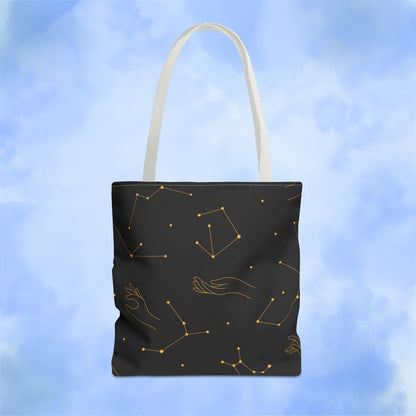 Zodiacs in Space Tote Bag