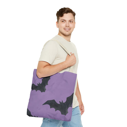 Black Bats at Midnight Tote Bag