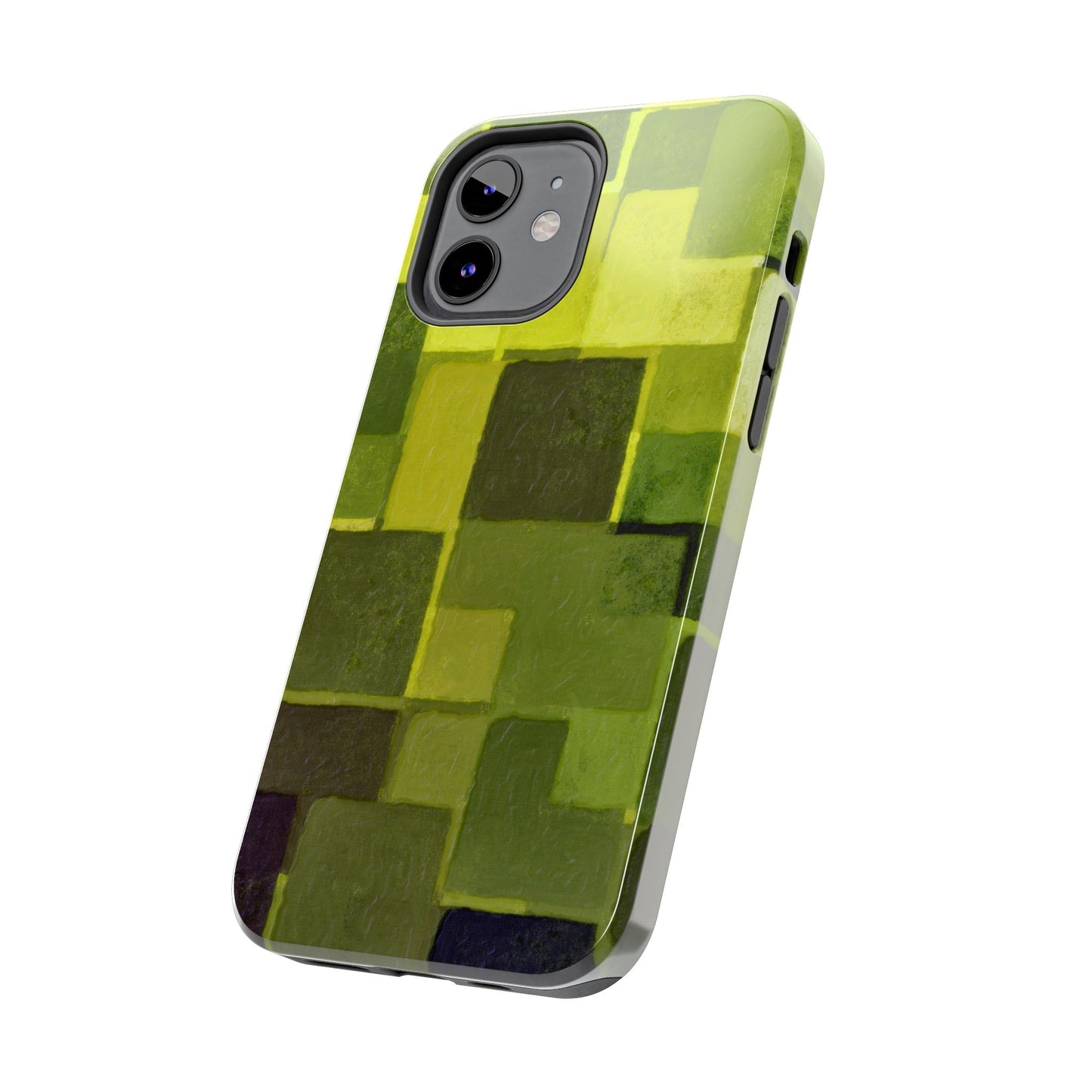 Chartreuse Patchwork Phone Case