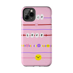 Bestie Bracelets Phone Case (Apple & Android) - Pink Sweetheart