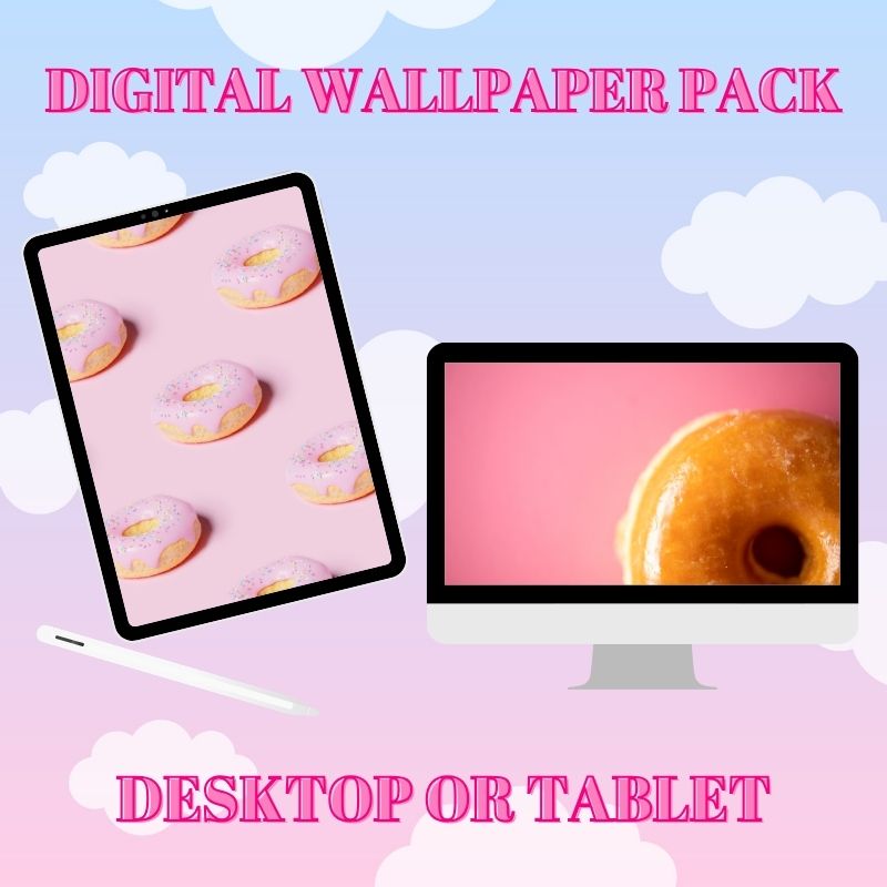 Glazed Donut Wallpaper Pack