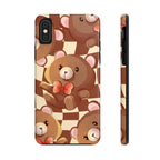 Retro Brown Bear Phone Case (Apple & Android)