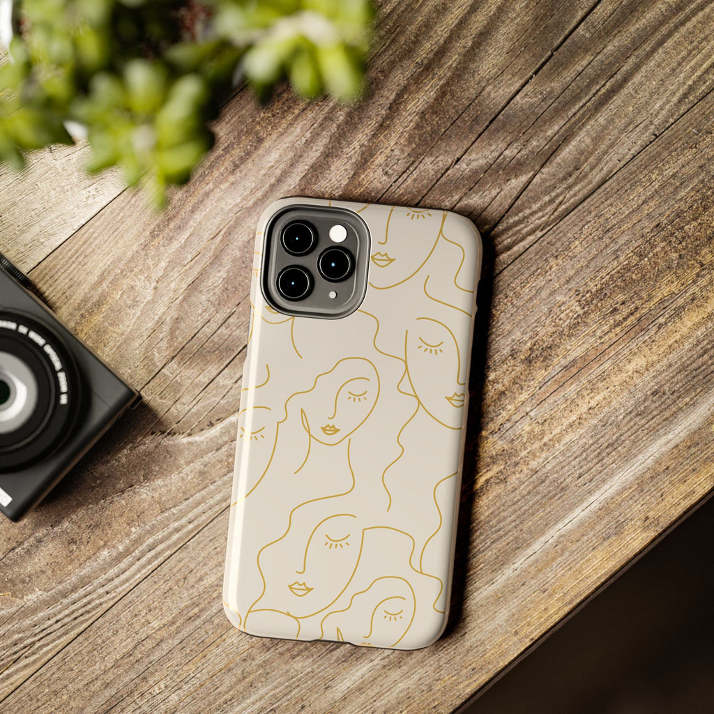 Minimalist Woman Phone Case (Apple & Android)