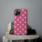 Pink Polka Dot Phone Case (Apple & Android)