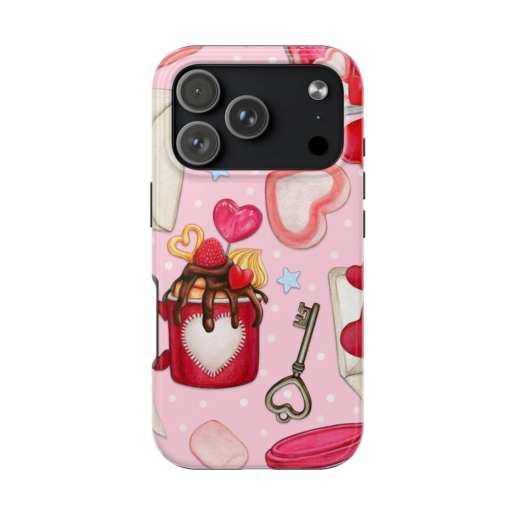 Goodies for My Sweetheart Phone Case (Apple & Android) - Pink Sweetheart