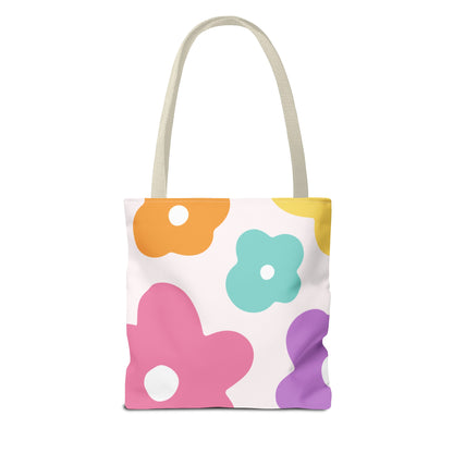 Retro Floral Tote Bag