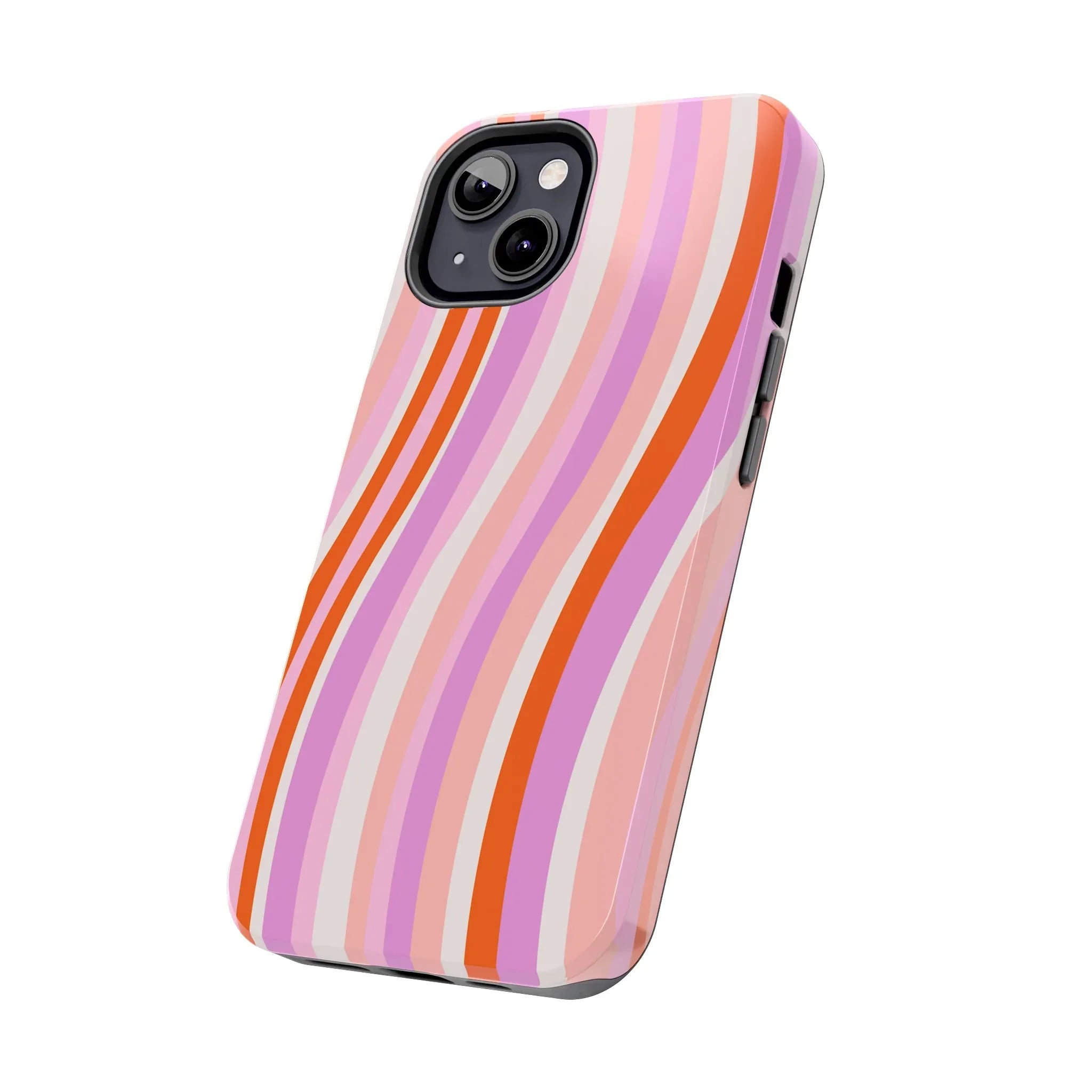 Wave Nostalgia Phone Case (Apple & Android) - Pink Sweetheart