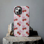 Strawberry Cherries Phone Case (Apple & Android) - Pink Sweetheart