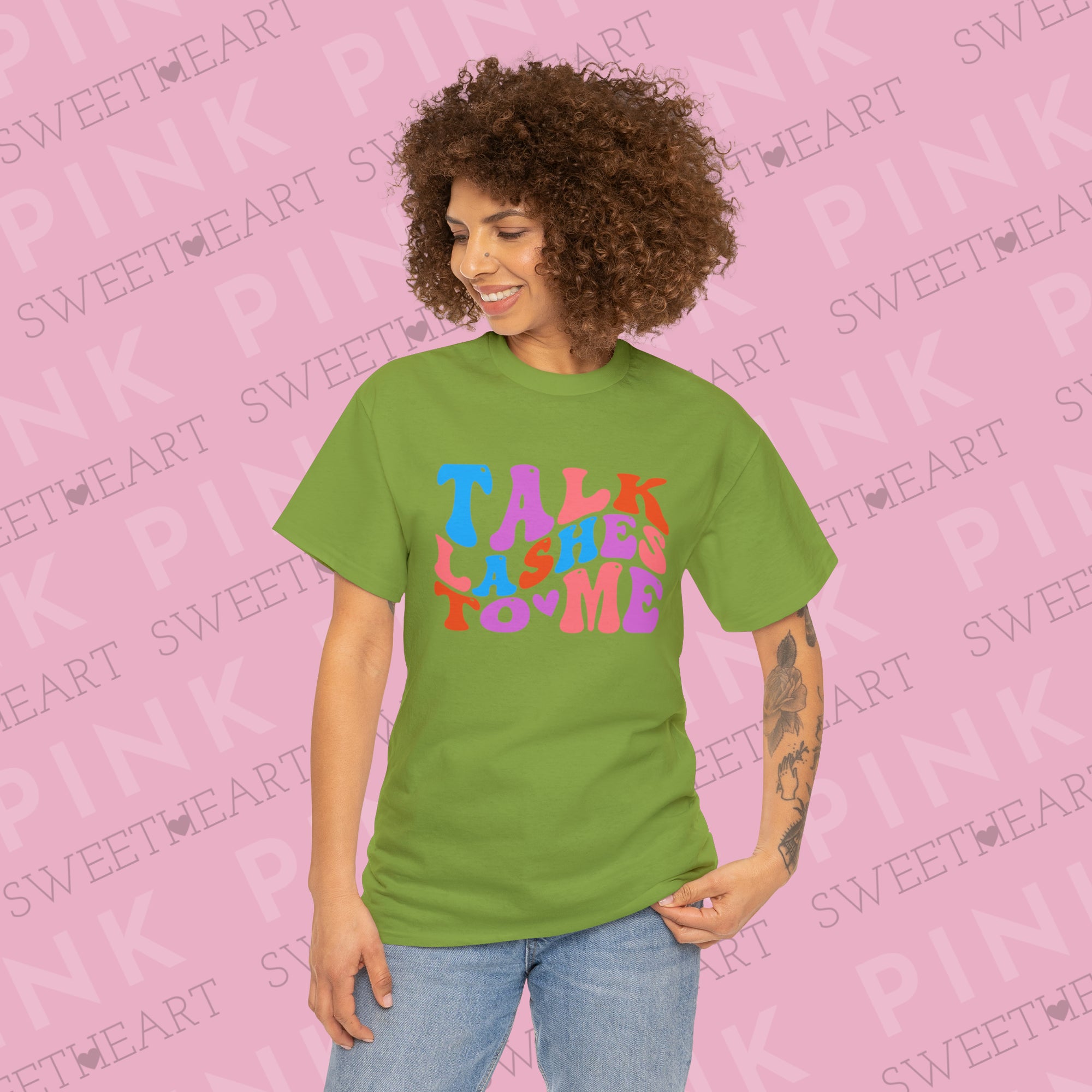 Talk Lashes to Me Cotton Tee