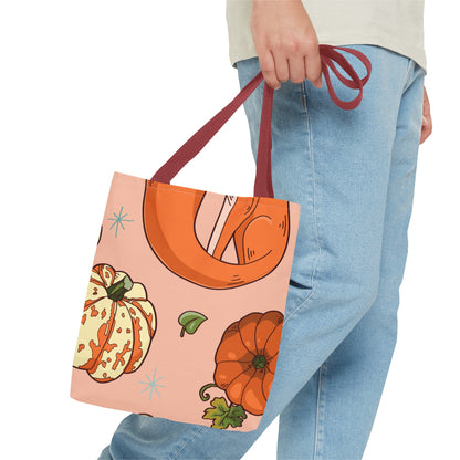 Foxy Pumpkin Patch Tote Bag