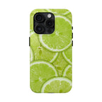 Green Citrus Lime Phone Case (Apple & Android) - Pink Sweetheart