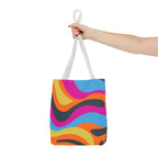 Funky Groove Swirl Tote Bag