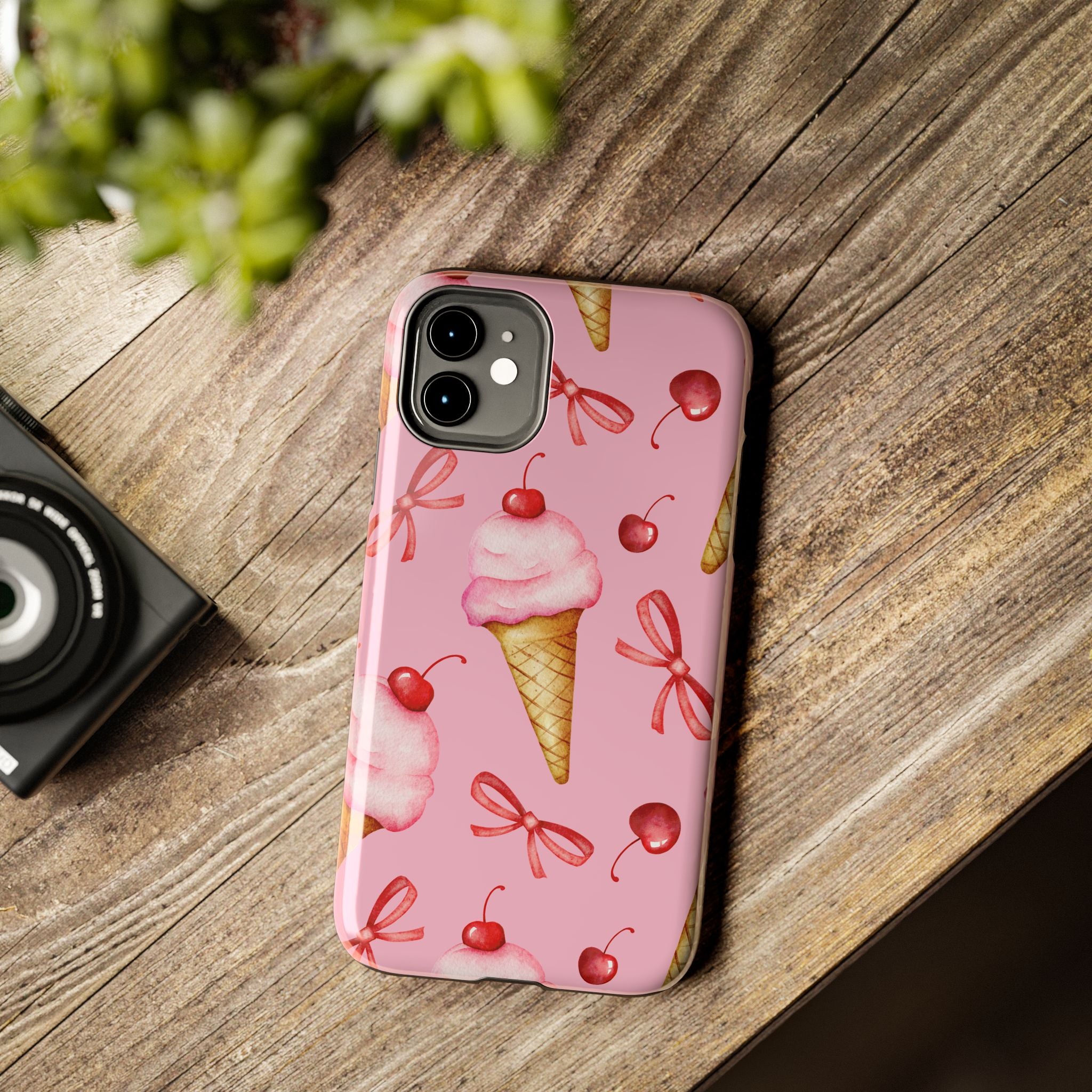 Cherry on Top Ice Cream Phone Case (Apple & Android)