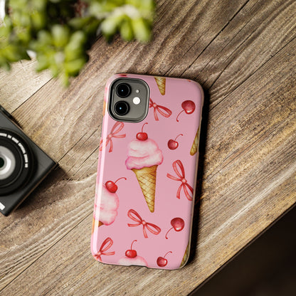 Cherry on Top Ice Cream Phone Case