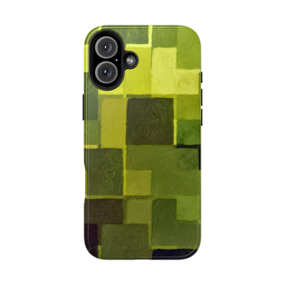 Chartreuse Patchwork Phone Case