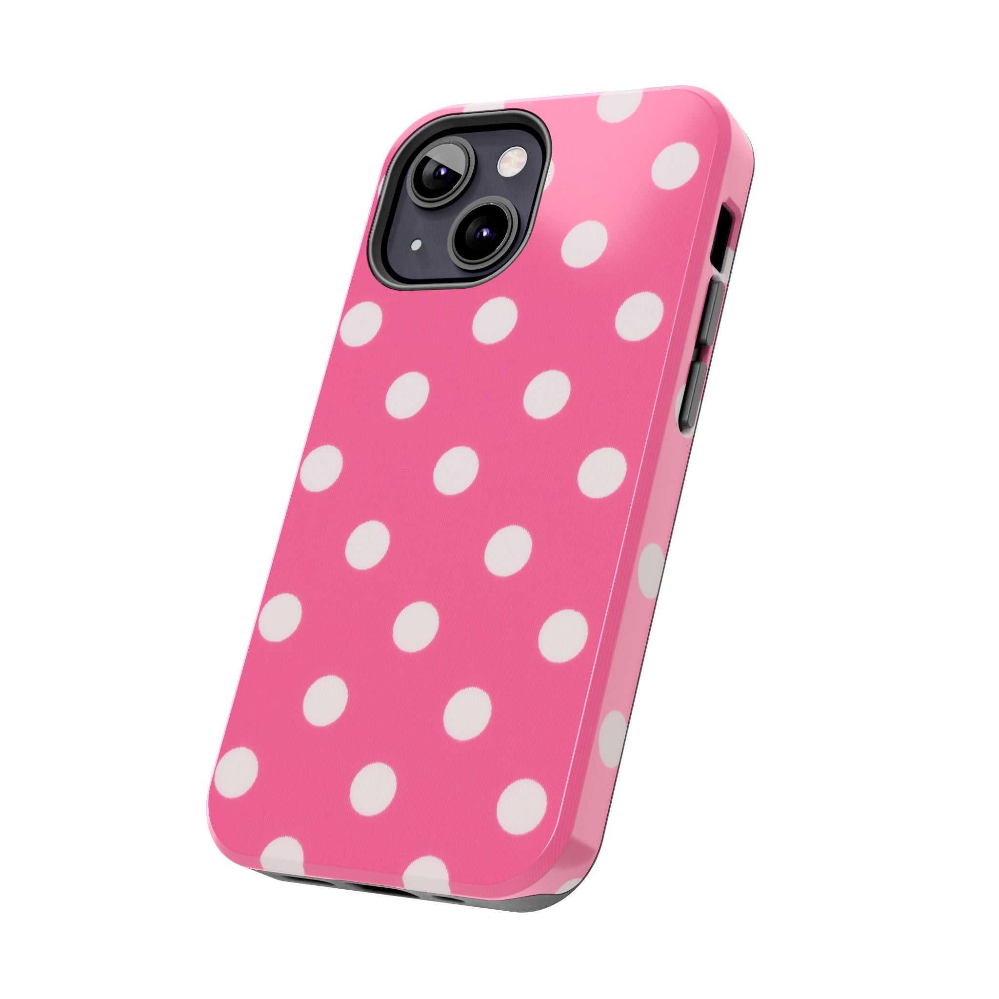 Pink Polka Dot Phone Case (Apple & Android)