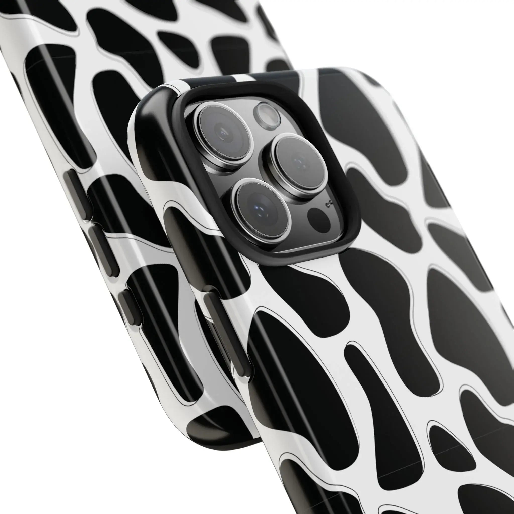 Spotted Animal Print Phone Case (Apple & Android) - Pink Sweetheart