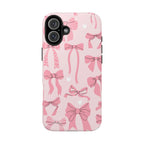 Pink Bow Ribbons Phone Case (Apple & Android) - Pink Sweetheart