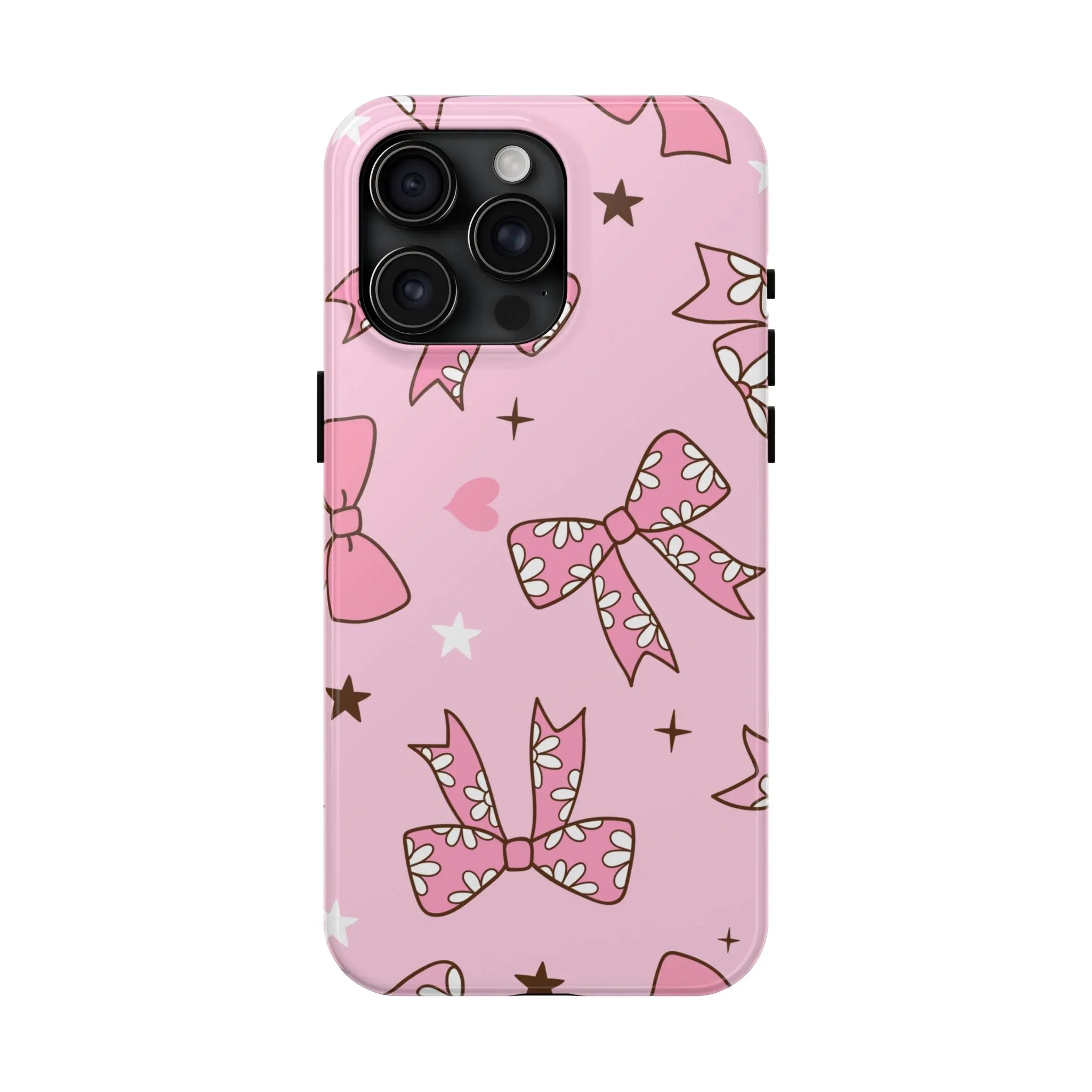 Pretty Pink Bows Phone Case (Apple & Android) - Pink Sweetheart