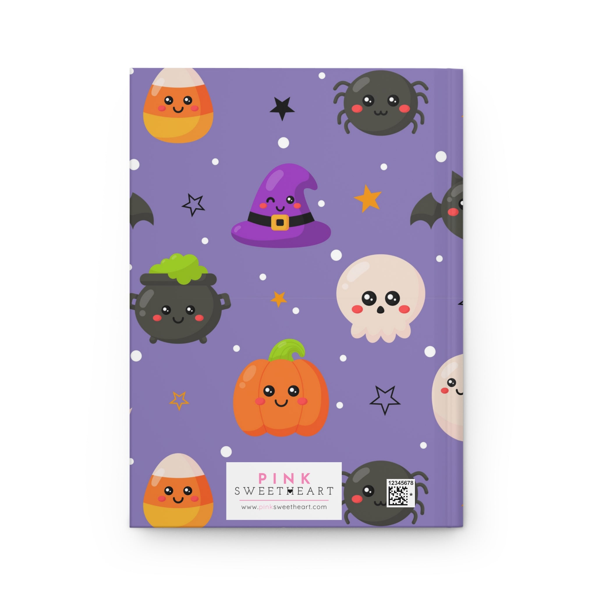 Pequeños amigos espeluznantes Cuaderno mate de tapa dura