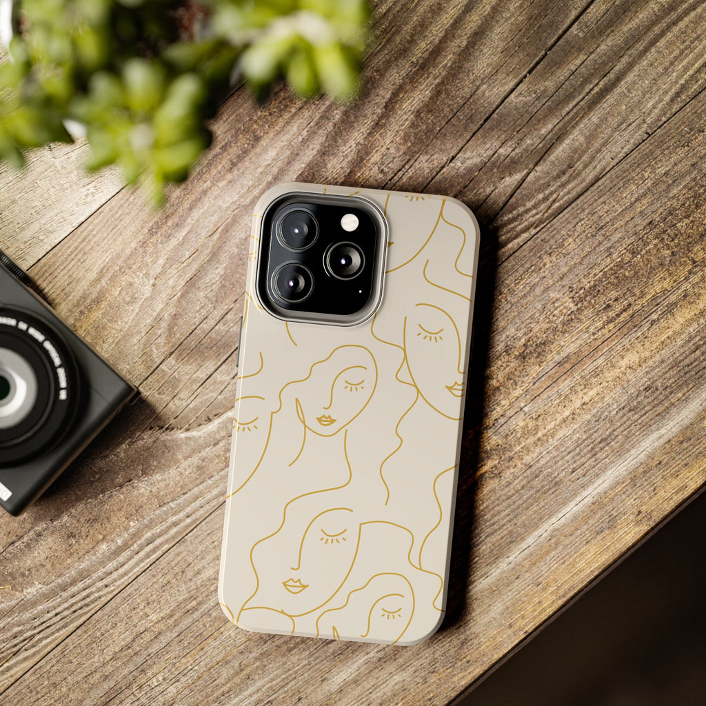 Minimalist Woman Phone Case (Apple & Android)