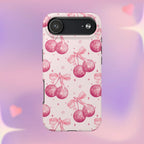 Disco Cherries Phone Case (Apple & Android) - Pink Sweetheart