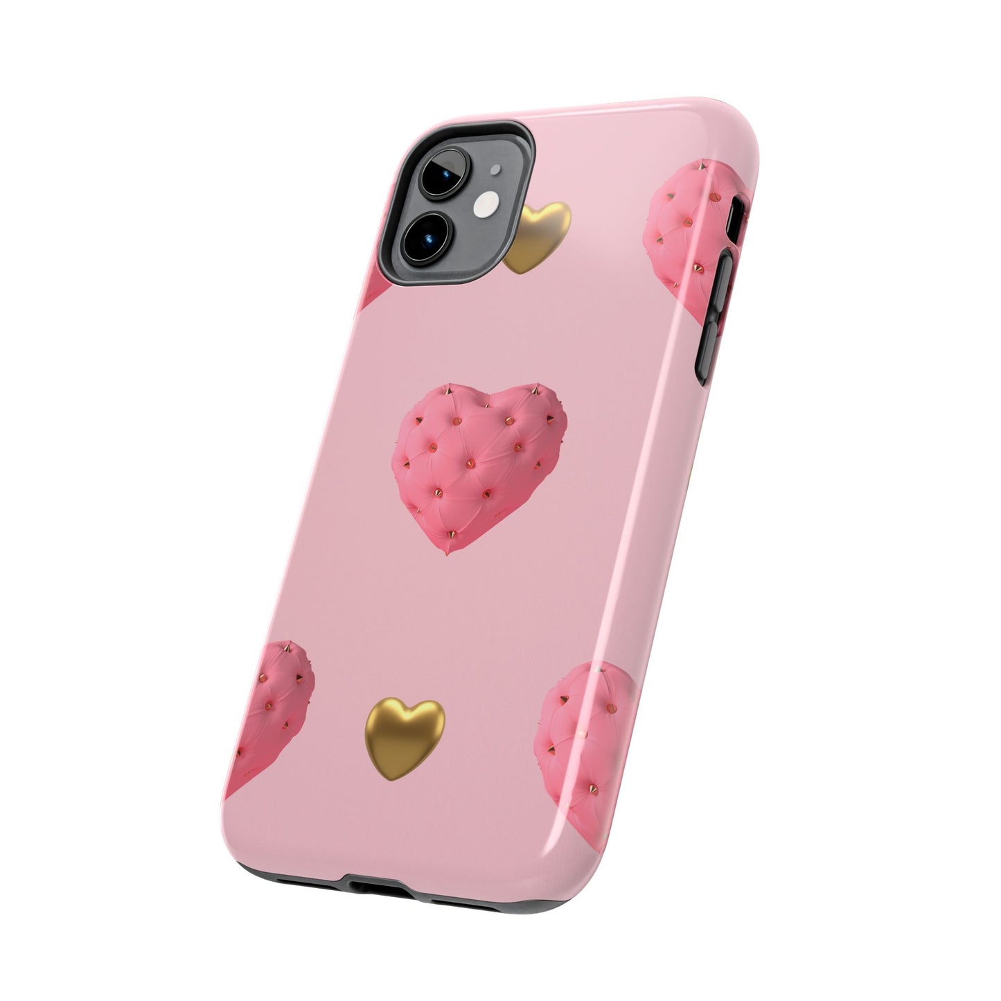 Heart of Gold Pink Phone Case