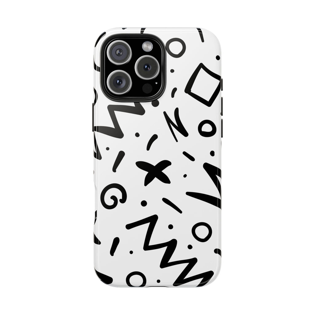Abstract Memphis Pattern Phone Case (Apple & Android)