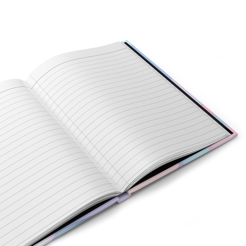 Kawaii Rainbow Galaxy Hardcover Matte Journal